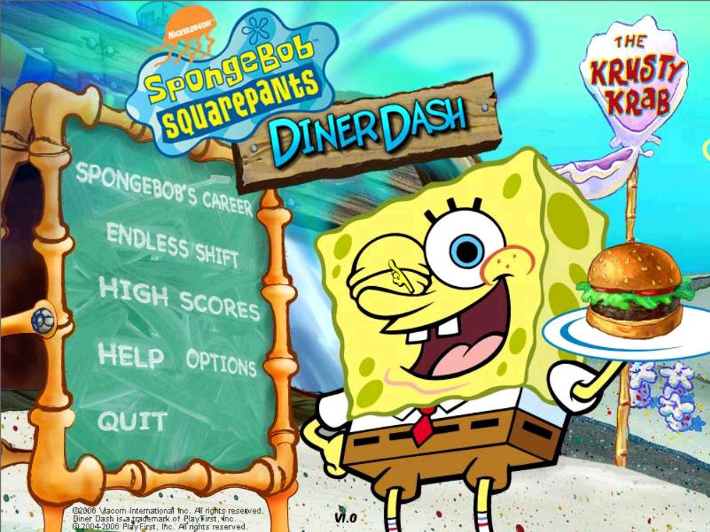 Download Game SpongeBob SquarePants Diner Dash Gratis