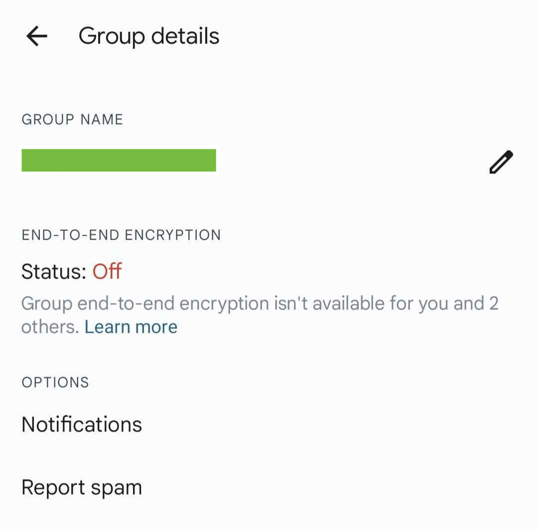 Google Messages Kini Uji Coba Enkripsi End-to-End Group Chat 2