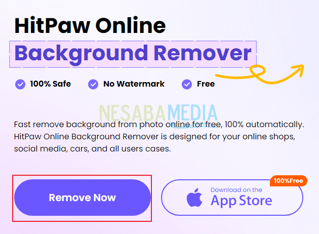 Hitpaw online background remover