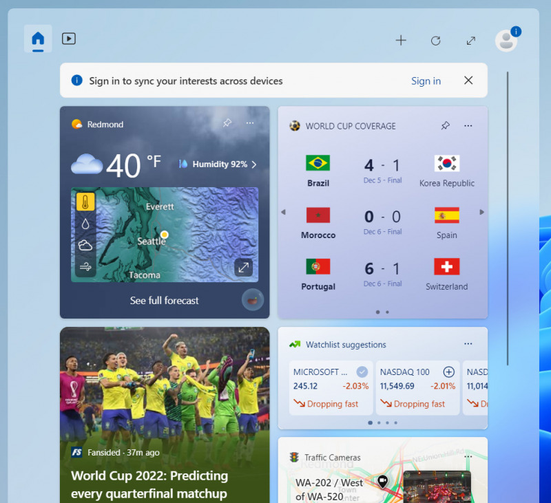 Windows 11 Widget