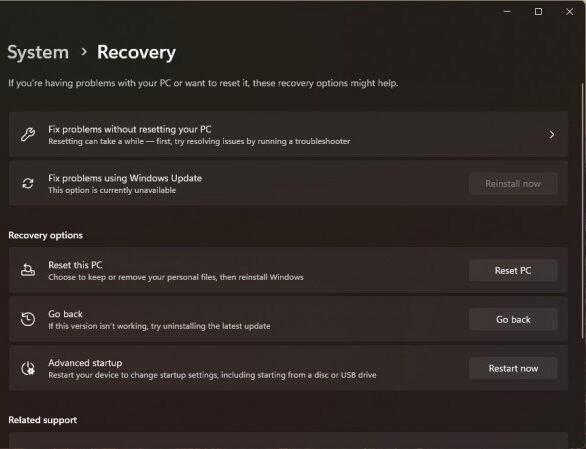 Rumor: Microsoft Berikan Opsi Recovery Terbaru di Windows 11 3