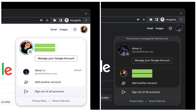 Google Account Switcher Kini Hadirkan Antarmuka Material You 2