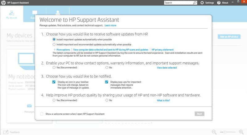 Download HP Support Assistant Terbaru