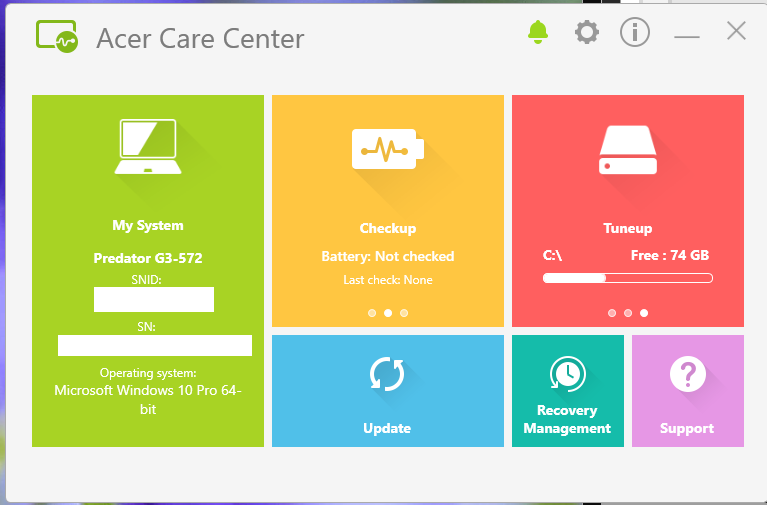 Acer Care Center