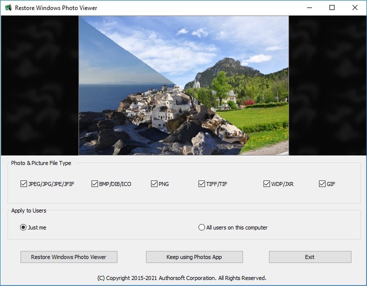 Download Restore Windows Photo Viewer Terbaru