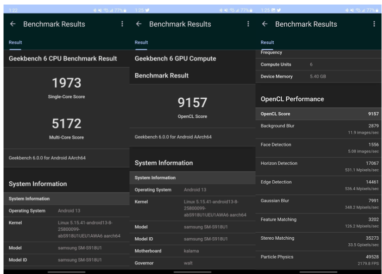 Samsung Galaxy S23 Ultra Benchmark Score