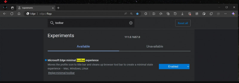 Microsoft Edge Kini Hadirkan ‘Minimal Toolbar Experience’ 2