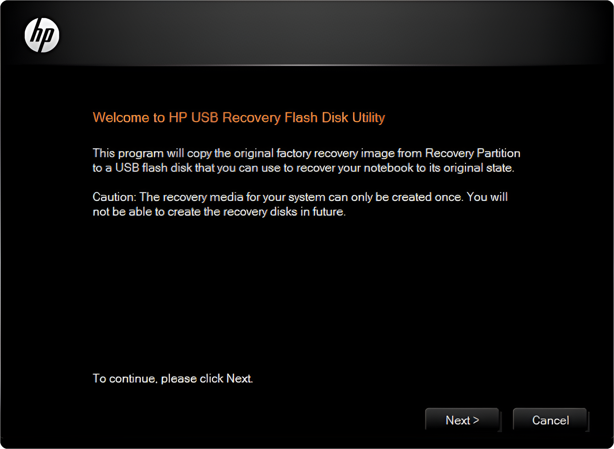 Download HP USB Recovery Flash Disk Utility Terbaru