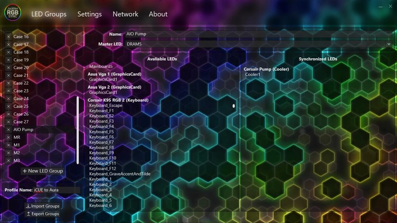 JacketNet RGB Sync