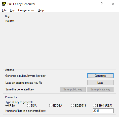 Download PuTTY Key Generator Terbaru
