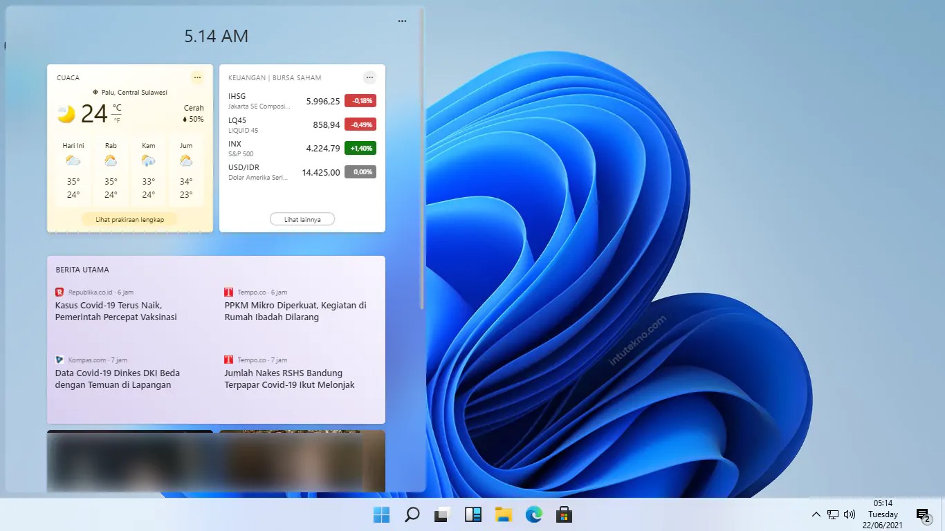 Microsoft akan Hadirkan Widget 3 Collum di Windows 11
