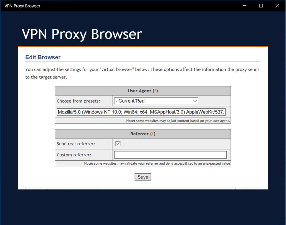 VPN Proxy Browser