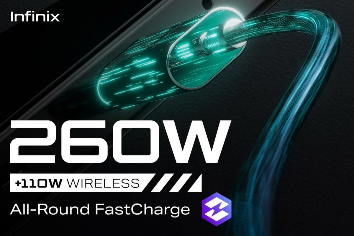 Infinix Perkenalkan 260W Wired & 110W Wireless Charging