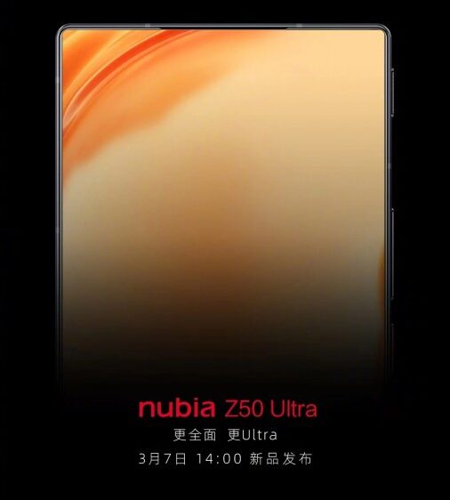 Nubia Z50 Ultra Konfirmasi Ditenagai dengan Snapdragon 8 Gen 2