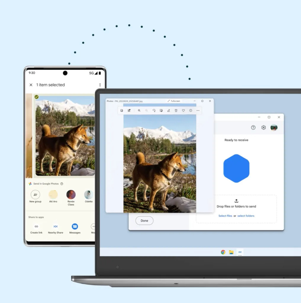 Google Luncurkan Nearby Share Beta untuk Windows App