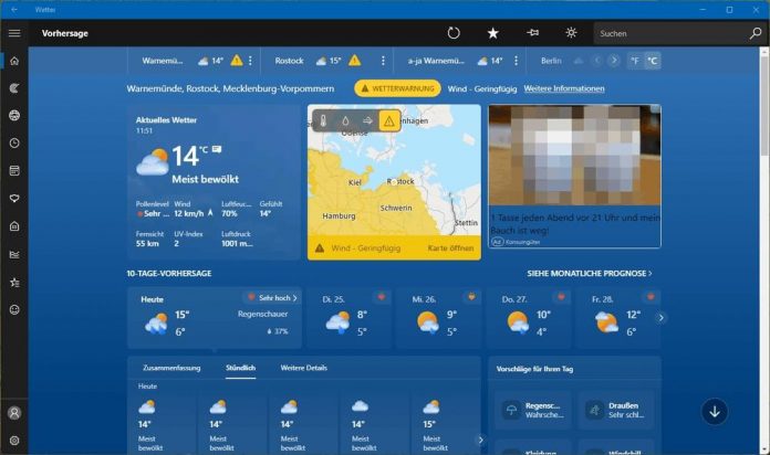 Selain Cuaca, MSN Weather Kini Hadirkan Fitur Iklan Terbaru