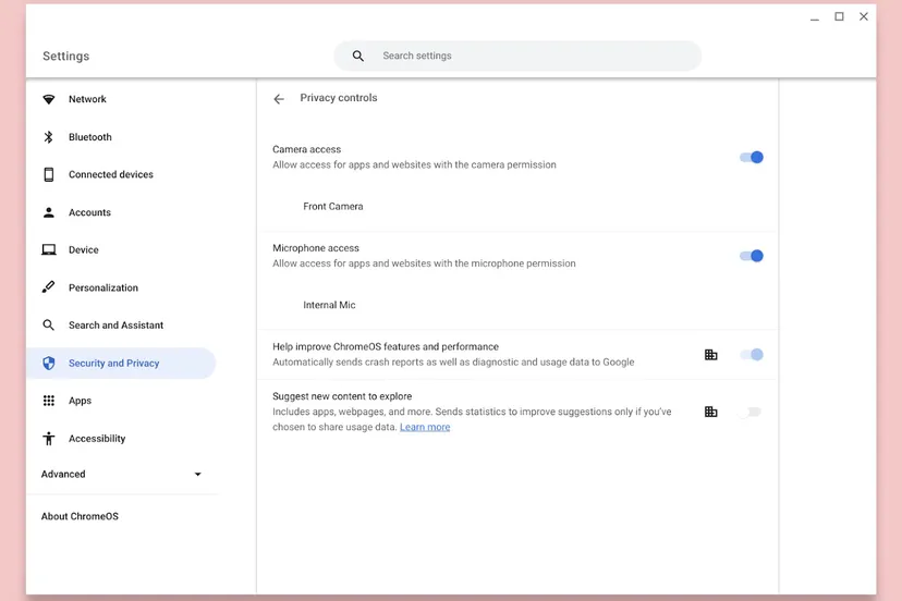 Google Chromebook Hadirkan Privasi Baru di Kamera dan Mic