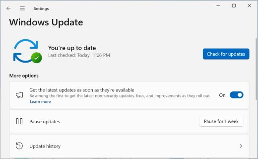 Microsoft Hadirkan Pilihan Update Lebih Cepat di Windows 11 