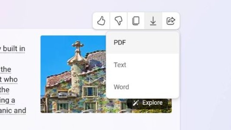 Bing Chat Hadirkan Fitur Copy, Export & Sharing Jadi Lebih Mudah