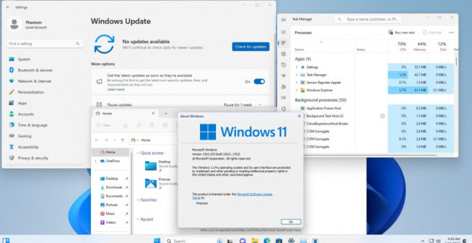 Windows 11 22H2 File ISO Diubah ke versi Build 22621.1702