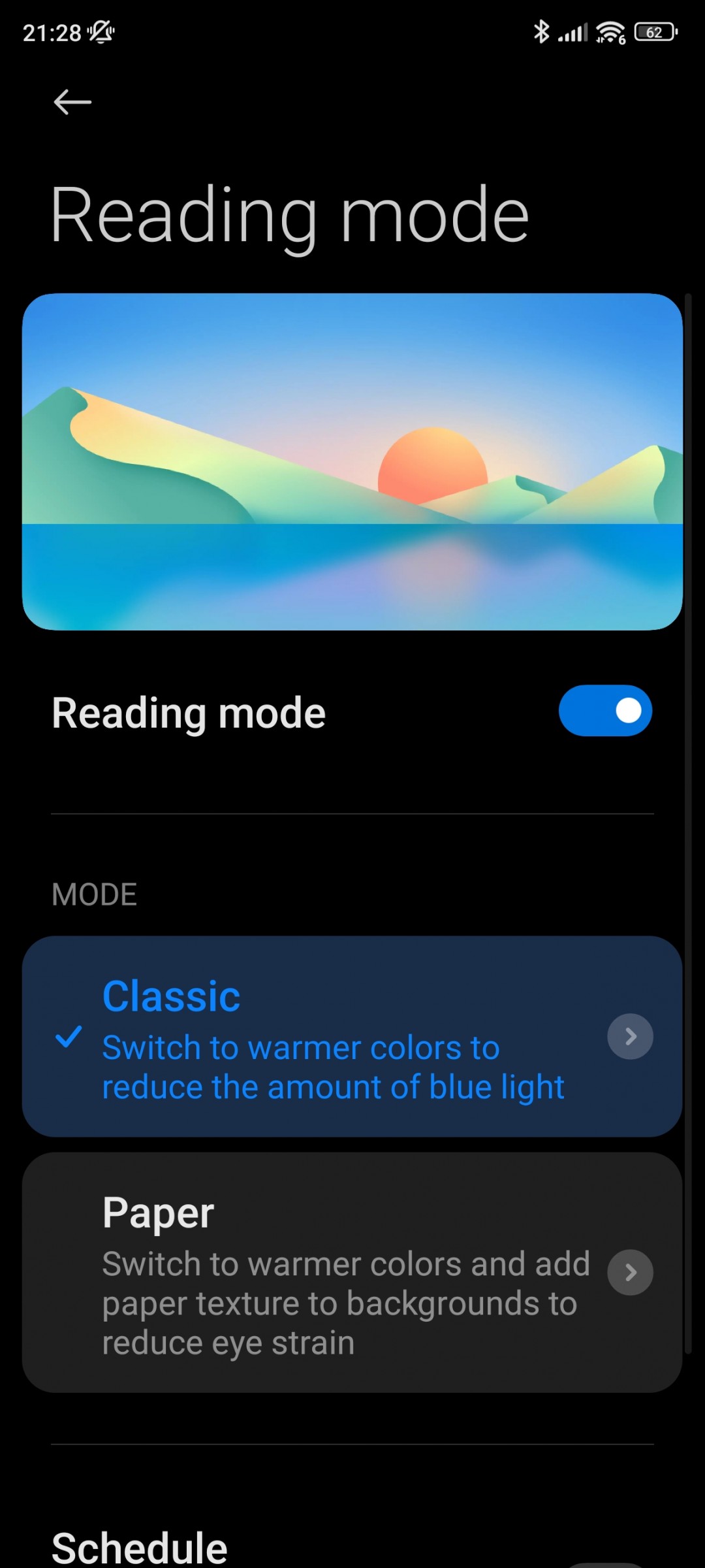 Reading Mode MIUI 14