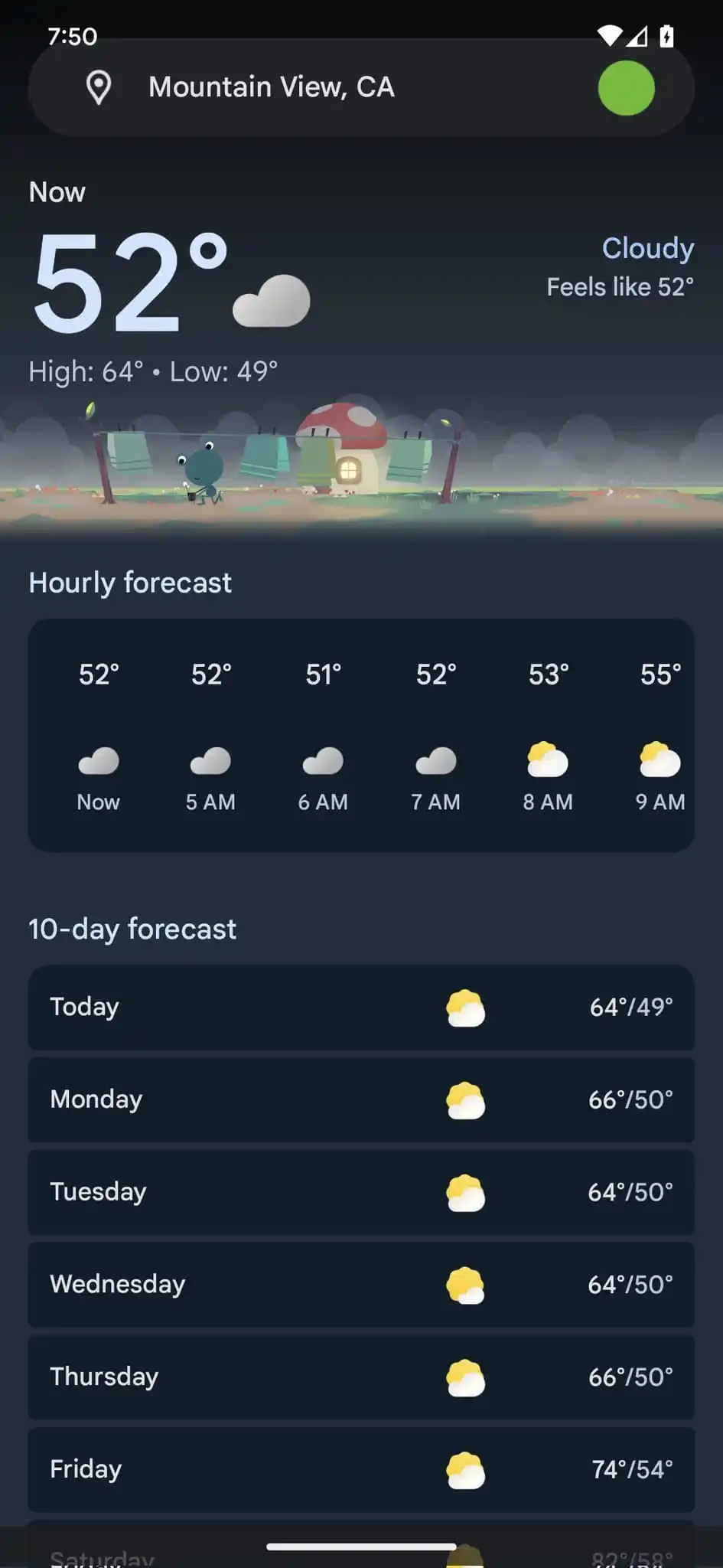 HOT! Google Weather for Android, Kini Dapatkan Material You