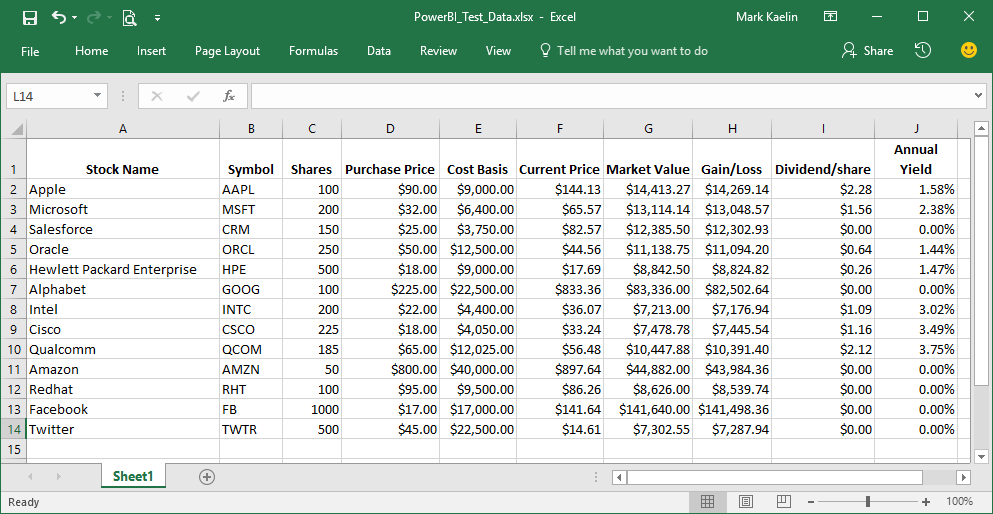 Excel Mobile