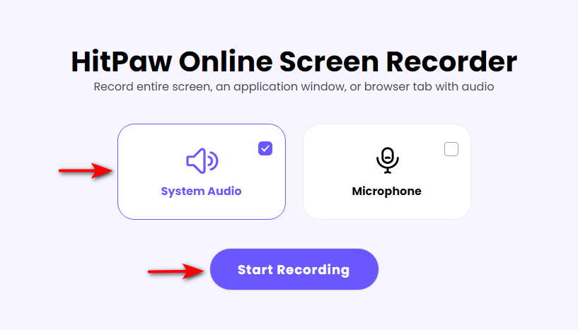 HitPaw Online Screen Recorder 1