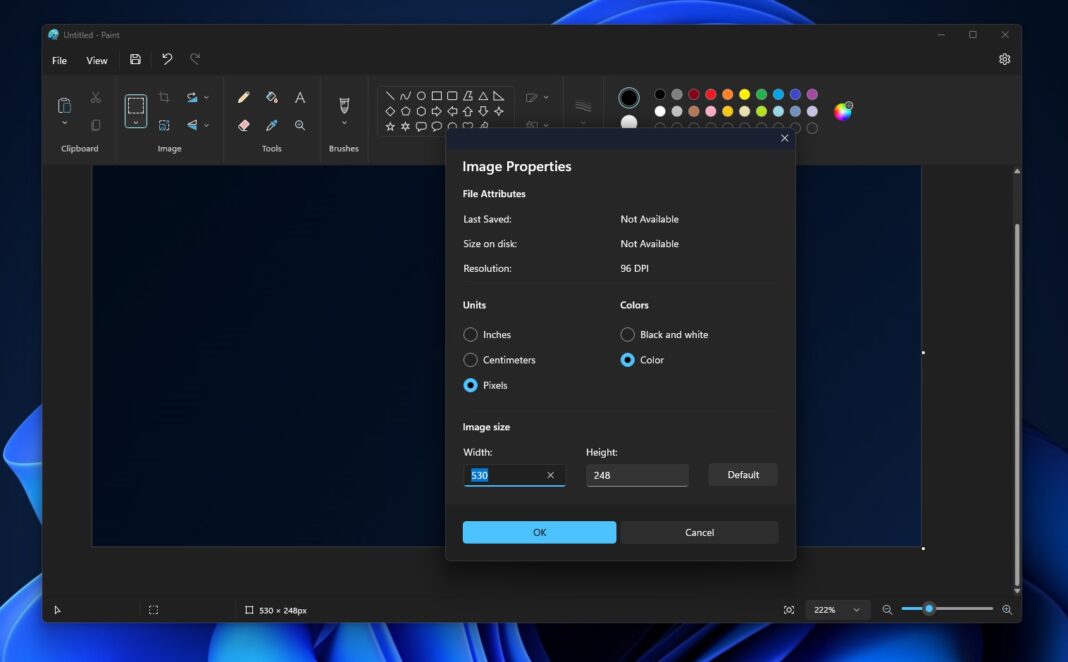 Microsoft Hadirkan ‘Dark Mode’ di Paint Windows 11
