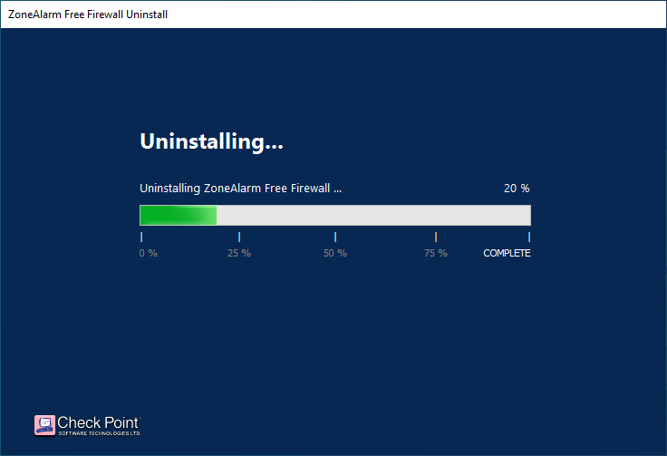 ZoneAlarm Uninstall