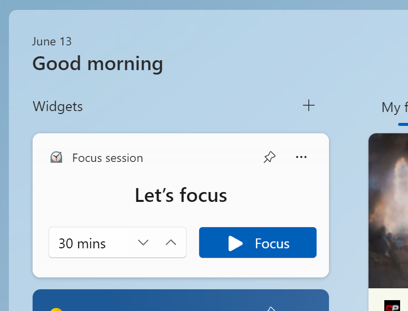 Windows 11 Insider Dev Hadirkan Sejumlah Peningkatan Terbaru,focus-session-widget