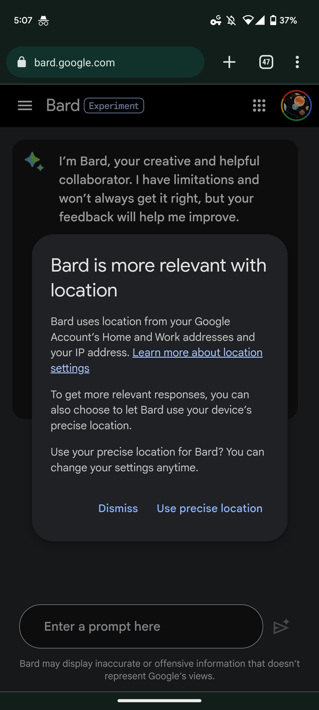Google Berikan Peningkatan Pencarian Lokasi di Google Bard