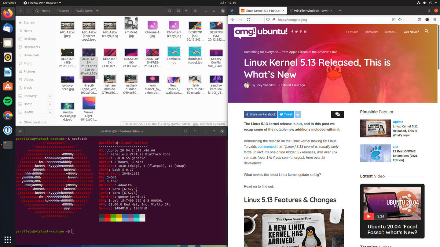 Snap Window Kini Hadir di Ubuntu versi 23.10, Jadi Mirip Windows 10
