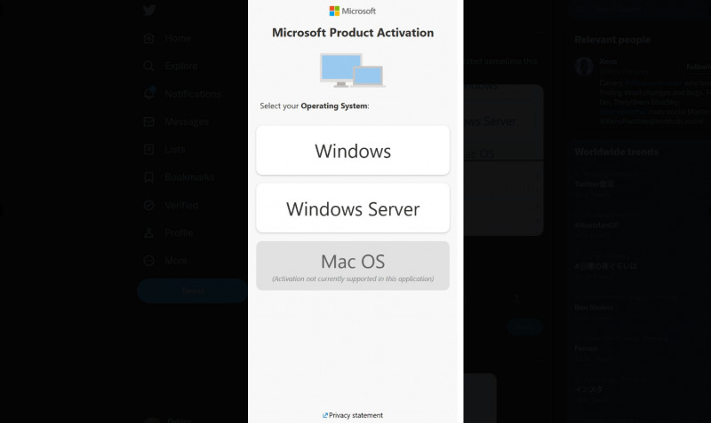 Antarmuka Aktivasi Produk di Windows/Office Kini Lebih Segar