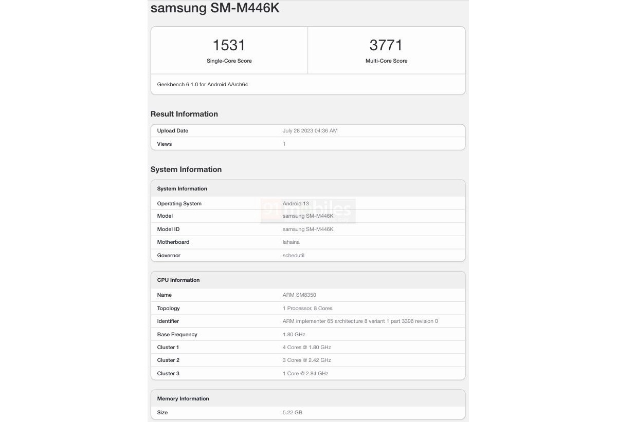 Samsung Galaxy M44 Hadir dengan Prosesor Snapdragon 888
