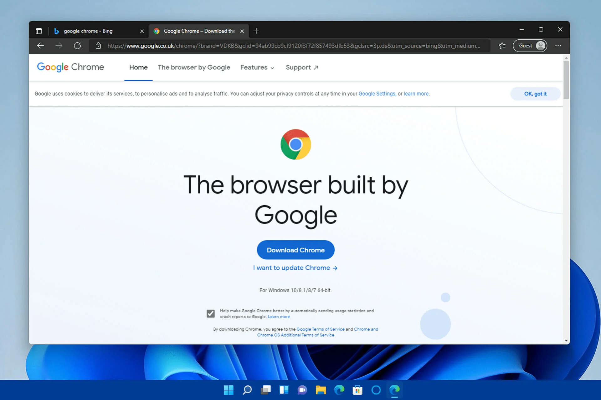 Microsoft Targetkan Iklan Bing di Google Chrome