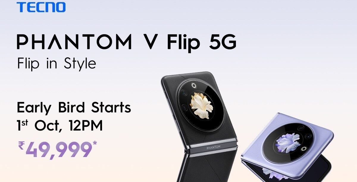 Tecno Phantom V Flip akan Rilis Segera di India