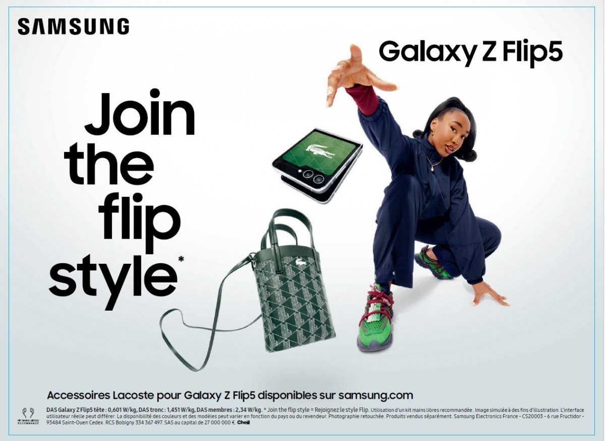 Samsung & Lacoste, Hadirkan Aksesoris di Galaxy Z Fold5 & Flip5