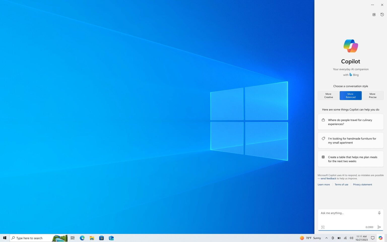 First Look! Copilot Beta Tampil Perdana di Windows 11