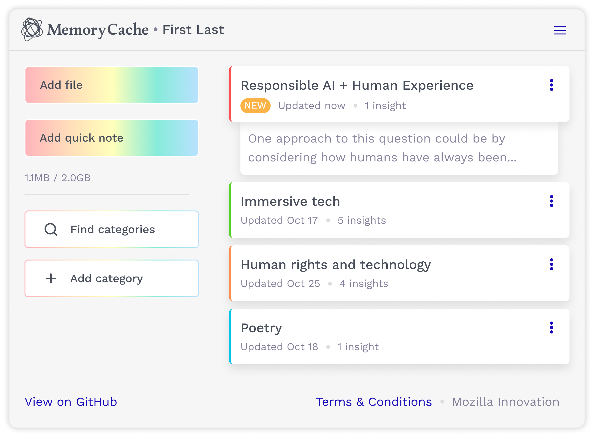 MemoryChache dari Mozilla, Hadirkan Layanan Mirip Bing Chat