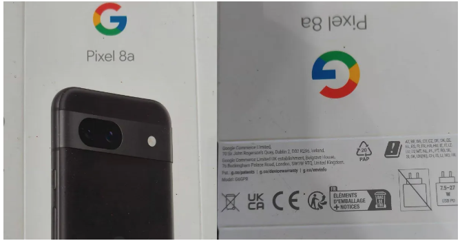 Google Pixel 8a: Black Color Hingga 27W Fast Charging Support
