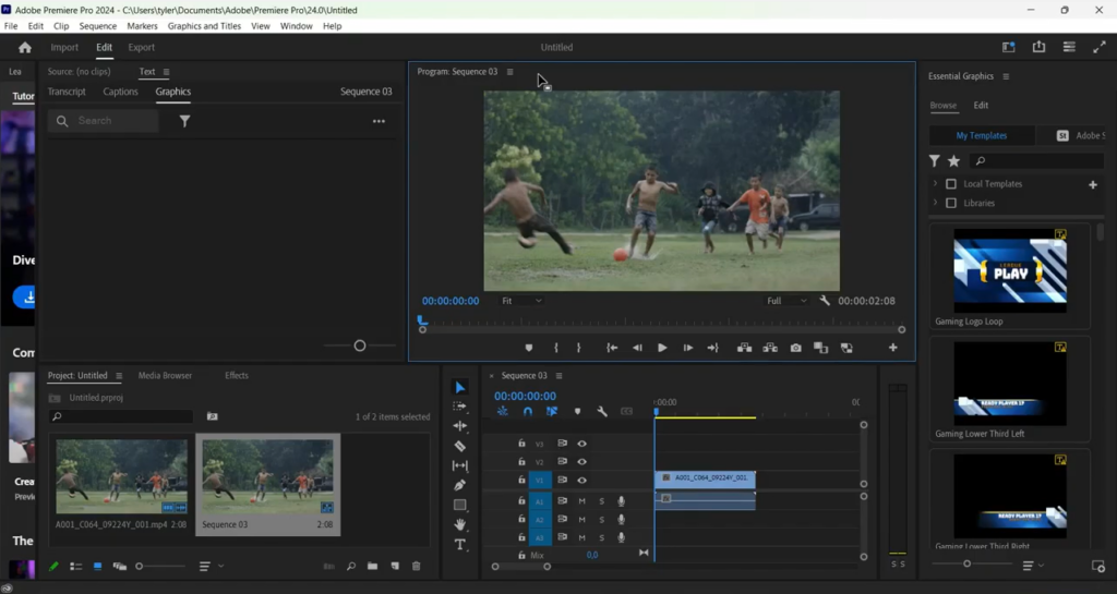 Adobe Premiere Pro 2024 final result