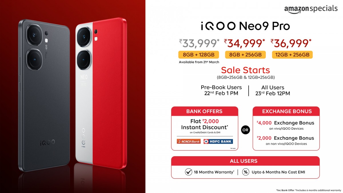 iQOO Neo9 Pro Official Hadirkan Snapdragon 8 Gen 2