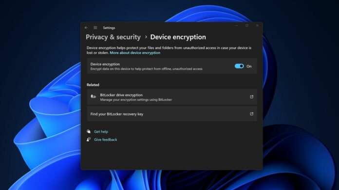 Microsoft Konfimasi Windows 11 24H2 Aktifkan Device Encryption Otomatis