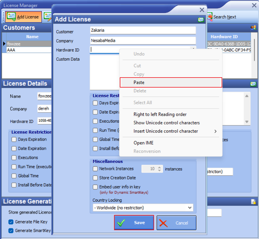 Customer dan Company
