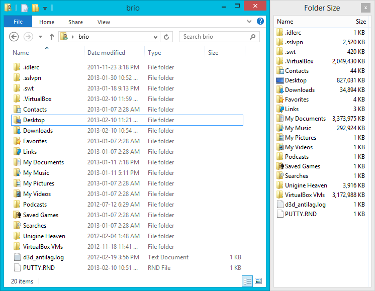 Download Folder Size