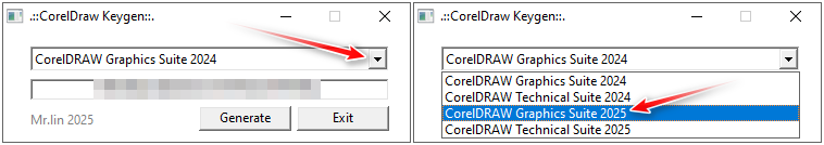 11 - pilih CorelDRAW Graphics Suite 2025