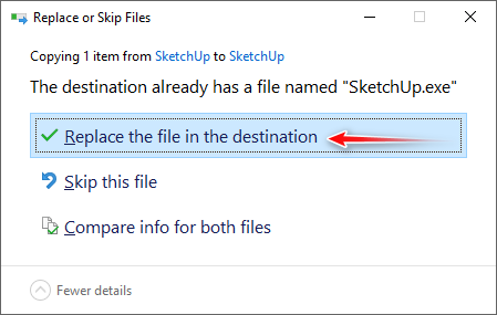 12 - tindih file sketchup