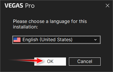 pemilihan bahasa vegas