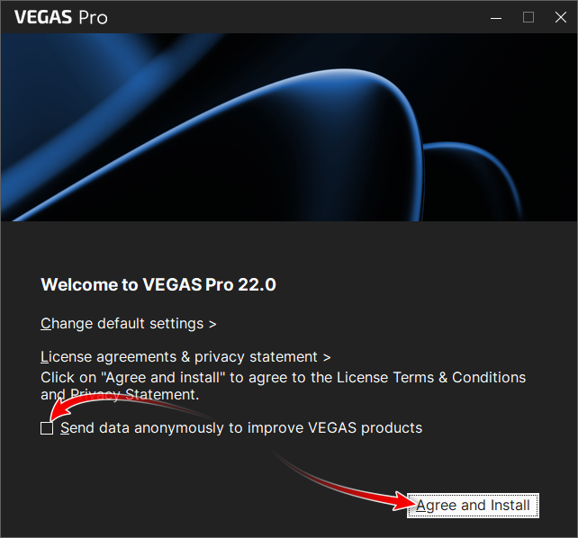 install MAGIX VEGAS Pro 22